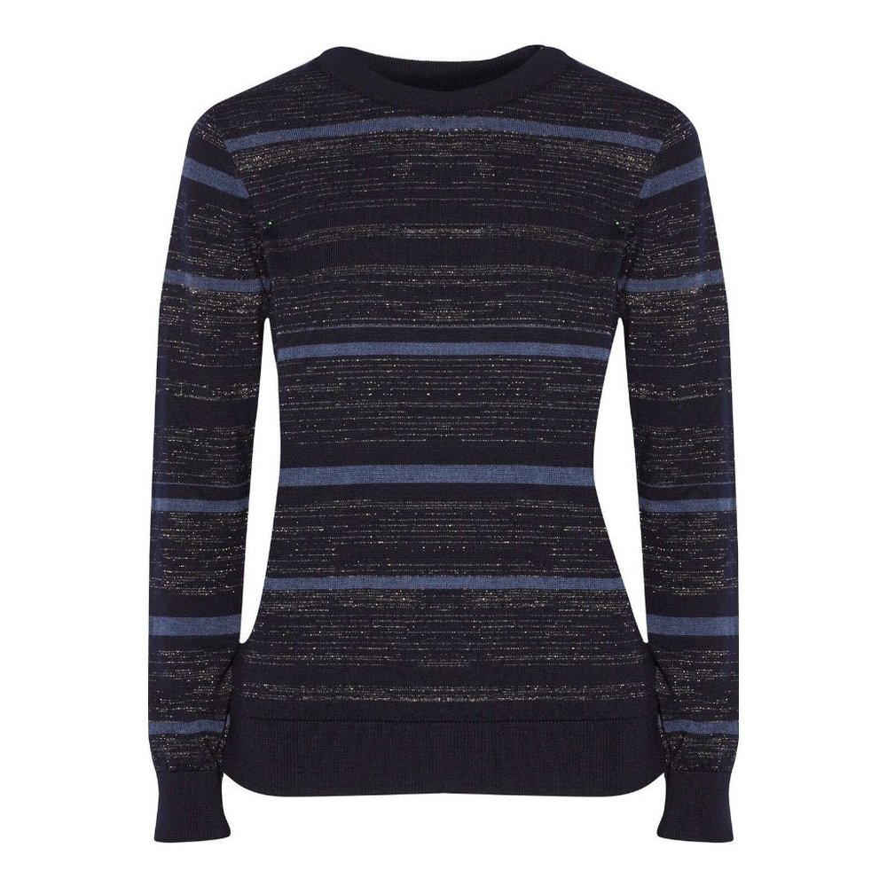M.i.h Jeans Women's Blue Falls Metallic Striped Me - Picture 1 of 7